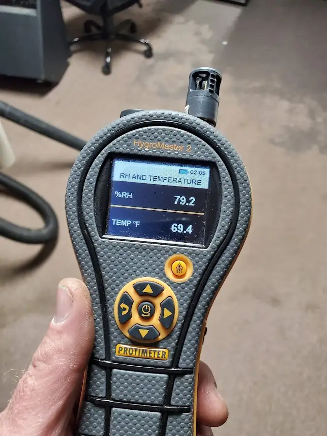 Moisture meter humidity assessment for Fire & Smoke Damage Restoration in Coshocton